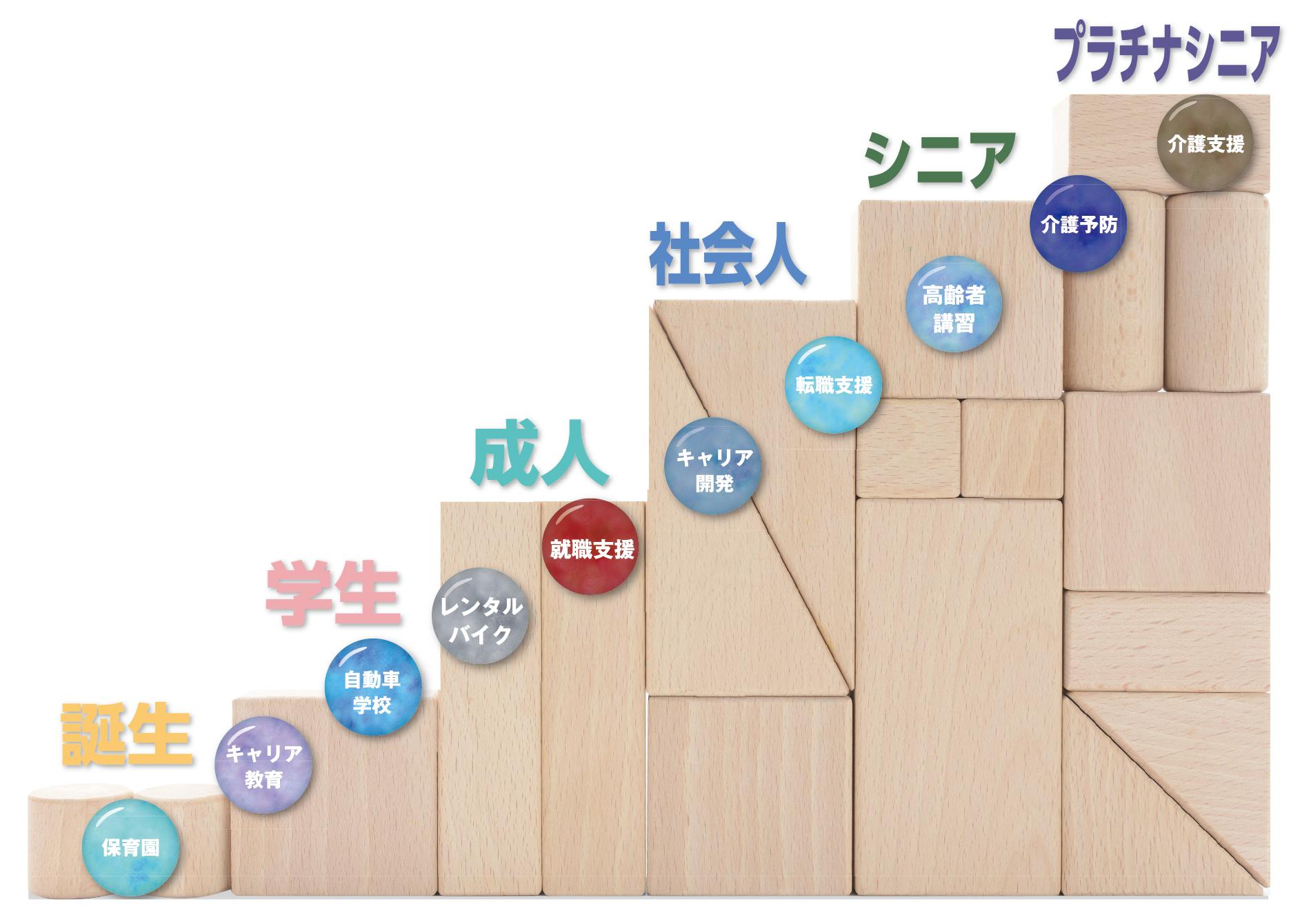 事業展開の階段モデル